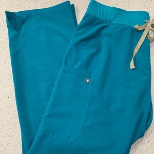 Figs Teal LONG “Kade” Pants